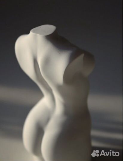 Женский мужской силуэт из гипса «Male & Female