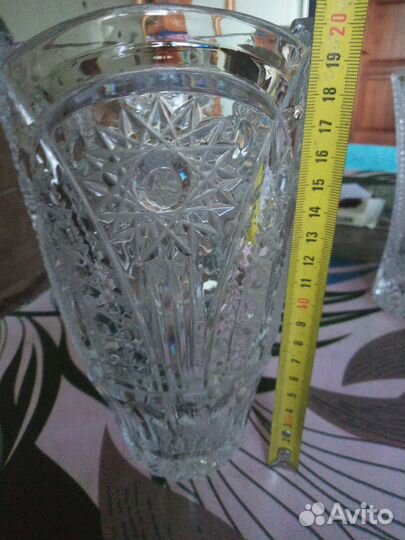 Хрустальные вазы для цветов СССР