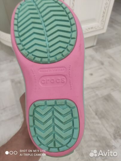 Резиновые сапоги crocs 34