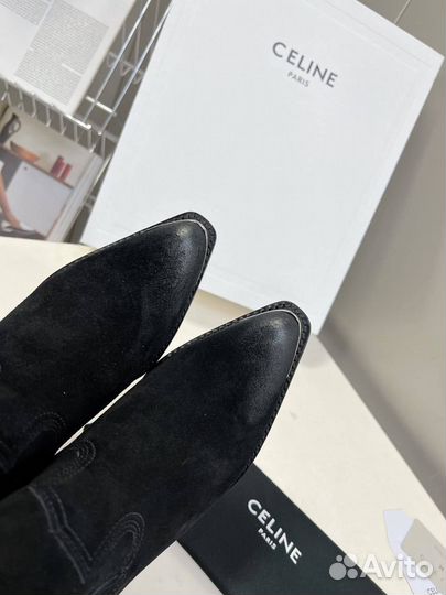 Ботильоны Celine Cruiser Chelsea Черные