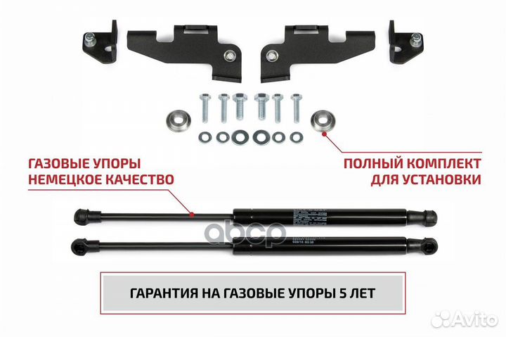 Амортизаторы капота (2 шт.) Kaiyi E5