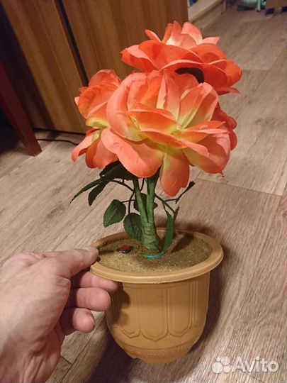 Цветок светильник