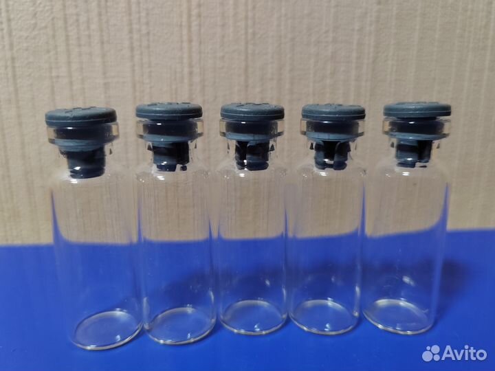 Стеклянные колбочки 5штук
