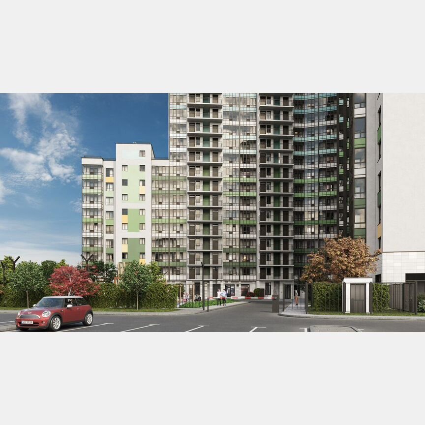 2-к. квартира, 58,3 м², 2/15 эт.