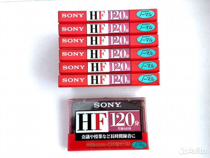 Аудиокассеты кассеты Sony HF 120 - 2001 г