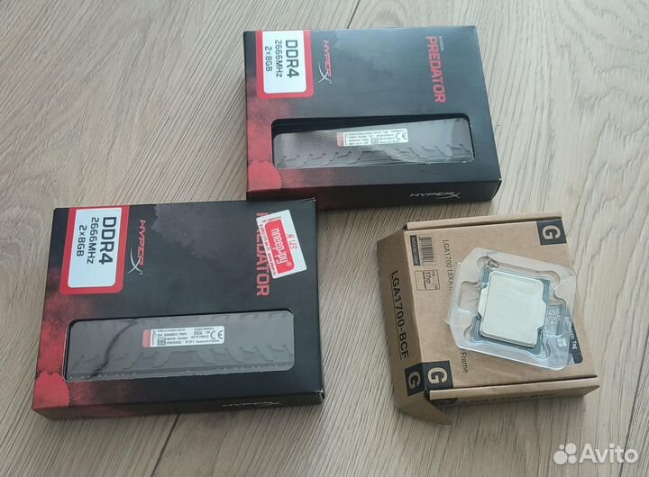 Комплект Intel Core i5 12600kf + память DDR4 32Gb