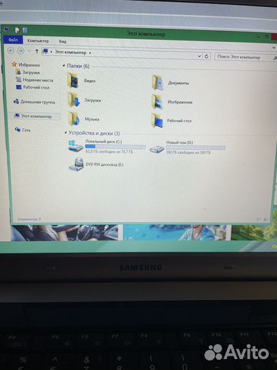 Ноутбук samsung r530 i3