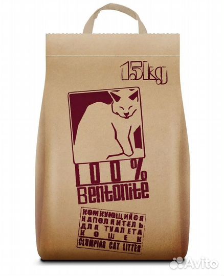 Наполнитель для кошачьего туалета комкующийся