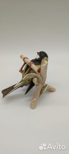 Синица фарфоровая статуэтка фигура фарфор птица G