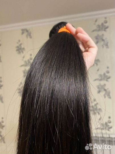 Волос натуральный на трессах