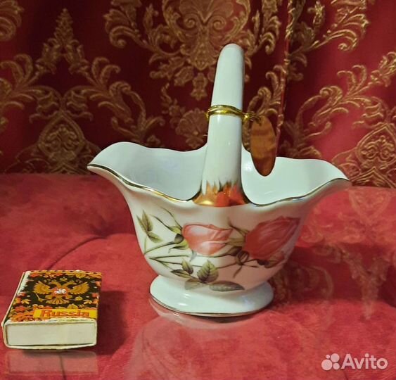 Вазочки корзиночки разные фарфор