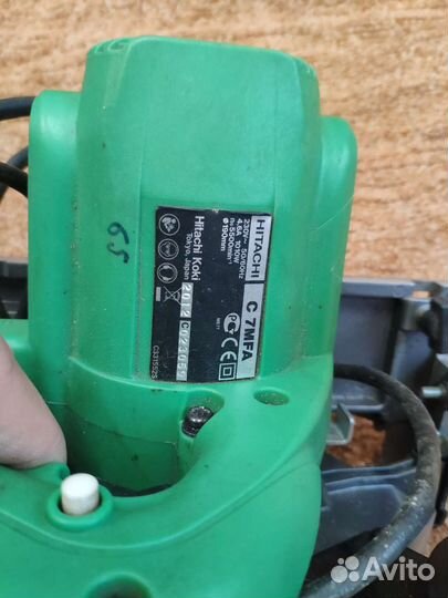 Циркулярная пила Hitachi C7MFA на ремонт или з/ч