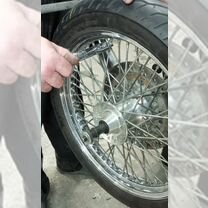 Правка мото колес — спицованных и литых, Купчино, Санкт-Петербург