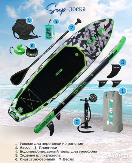 Sup-board Fun Water Honor Green