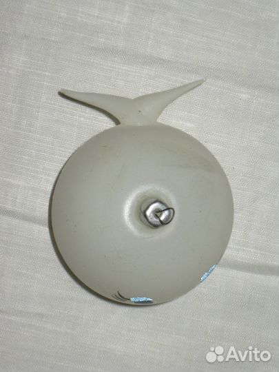 Елочная игрушка. Рыба-Кит. Стекло. СССР