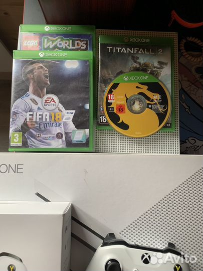 Xbox One s 1tb с играми