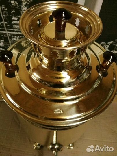 Самовар 5 литров жаровый (угольный)