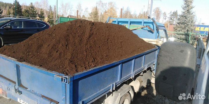 Привезу щебень, отсев, чернозем. От1 до 3 тн