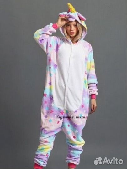 Пижама кигуруми единорог