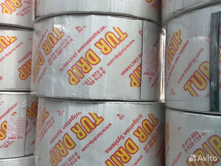 Капельная лента эмиттерная 3000 метров, шаг 15 см