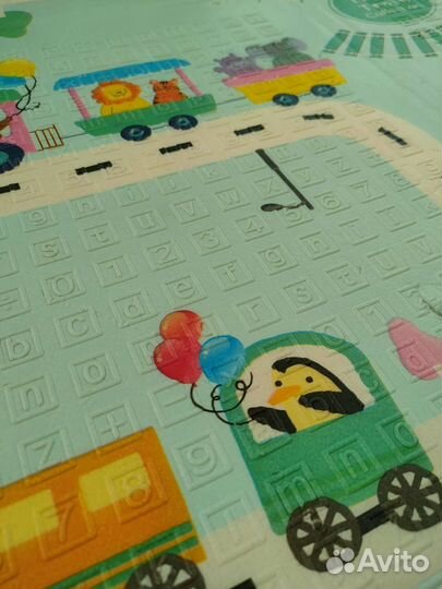 Коврик детский 180*200, толщина 0.8, складной