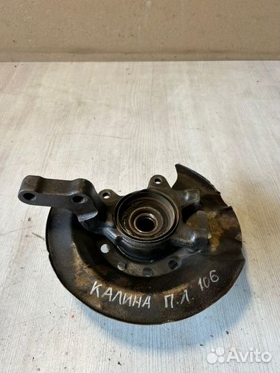 Кулак передний левый LADA Kalina