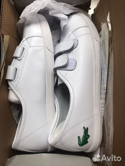 Кеды новые lacoste кожаные 37