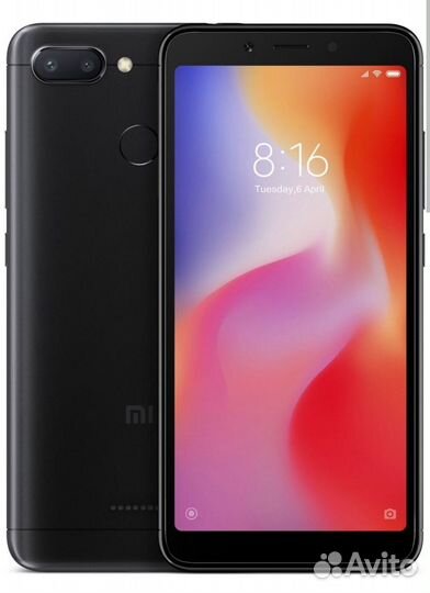 Xiaomi Redmi 6, 3/32 ГБ