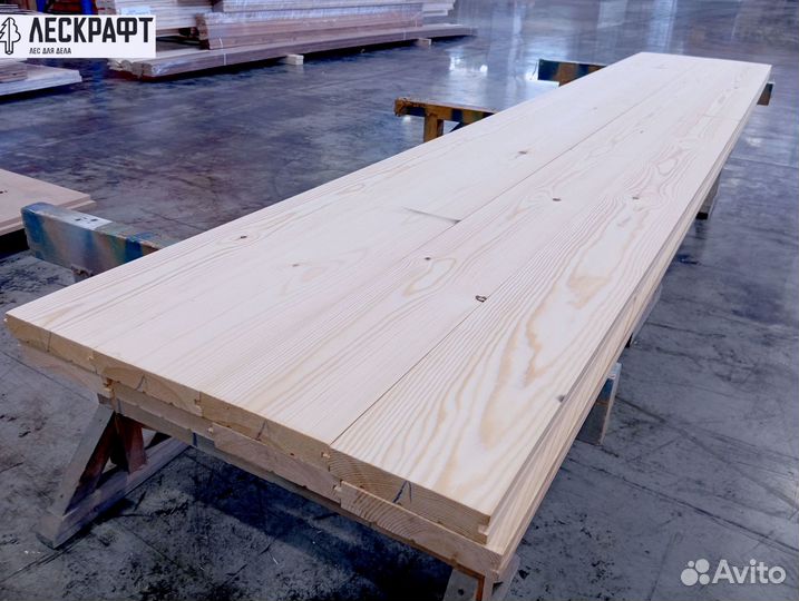 Доска пола 27*141*4000 сорт A ангарская сосна