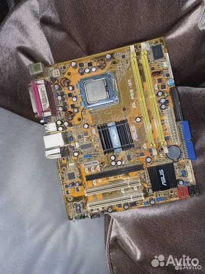 Материнка LGA 775 с процессором e2140 компьютер