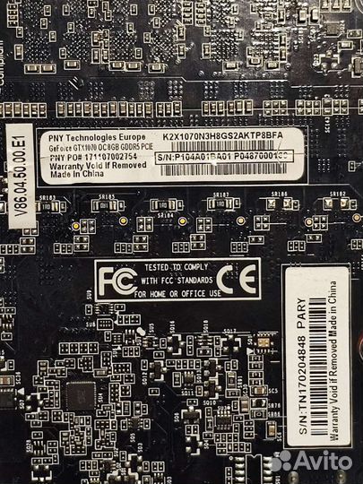 Видеокарты GTX 1070 8 Gb