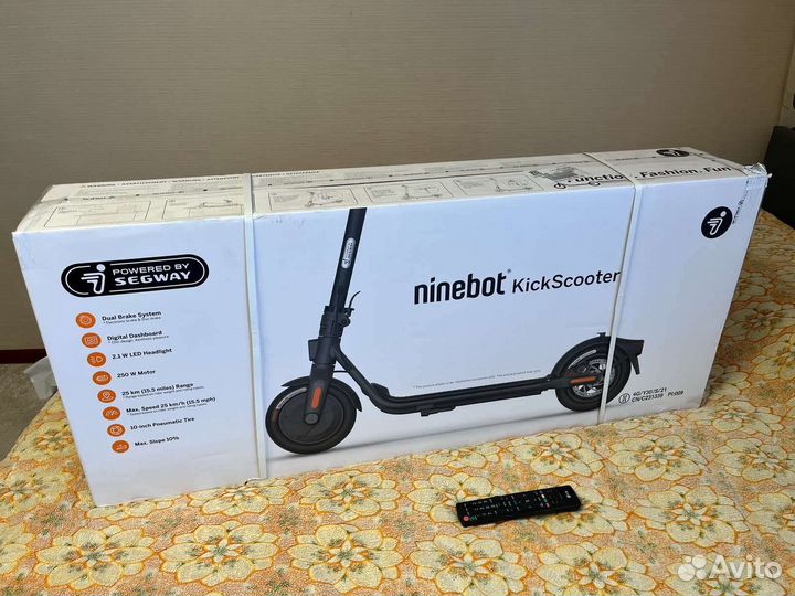 Электросамокат ninebot kickscooter f25e новый