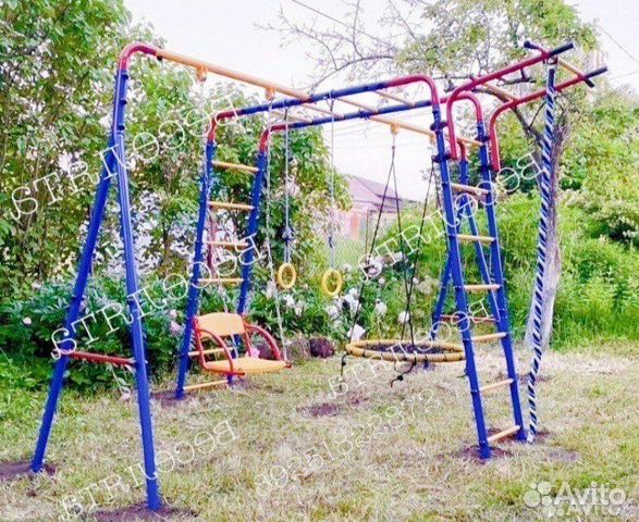 Коллеция Детский уличный комплекс с качелями купить в Москве с ...