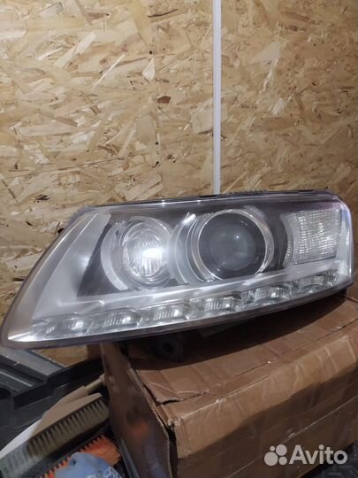 Фара передняя Audi a6 c6 рестайлинг