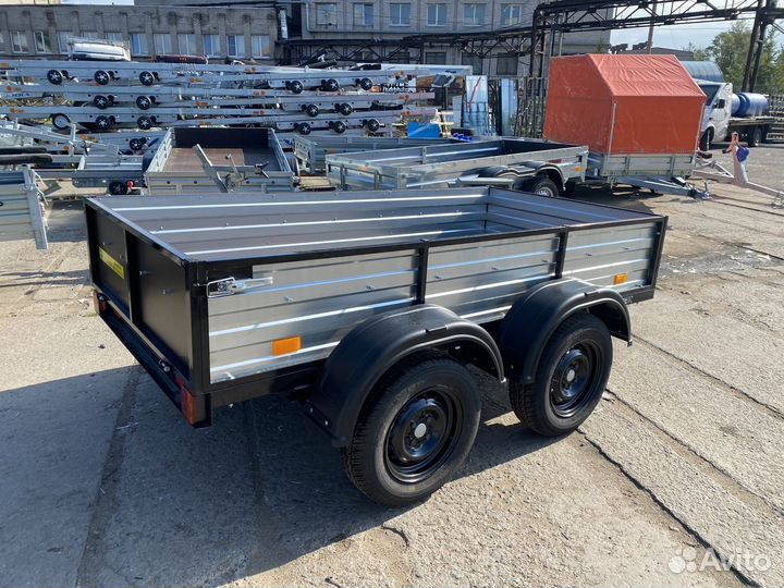 Прицеп двухосный Мустанг 2.5х1.3 м (самосвал)