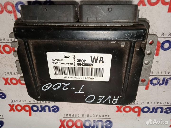 Блок управления двигателем Chevrolet Aveo (T200)