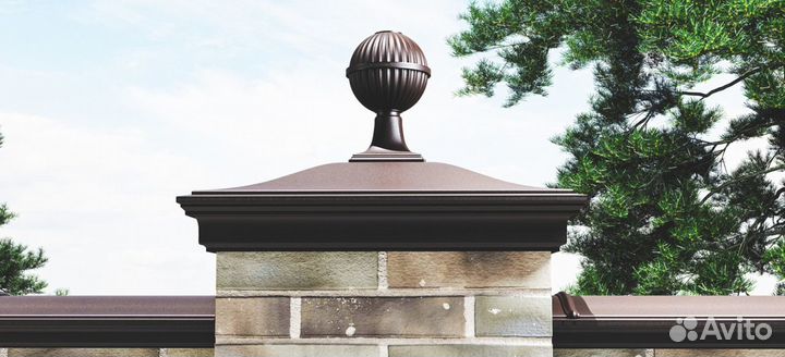 Колпаки на забор