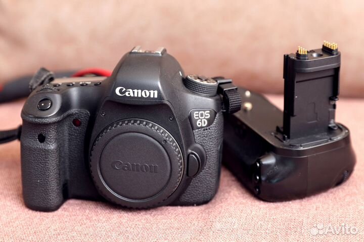 Canon EOS 6D body + батарейный блок