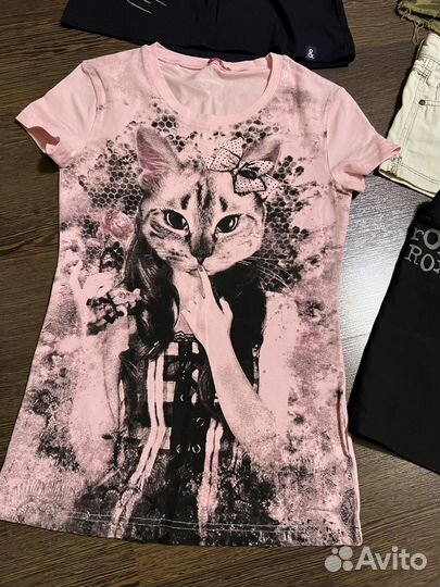 Летняя одежда пакетом (шорты, топы, футболки) 42р