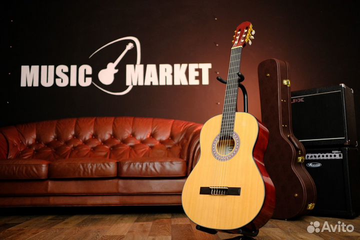 Классическая Гитара 4/4 (Комплект)