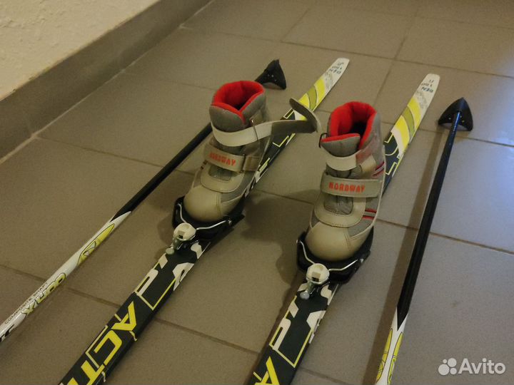 Лыжи беговые детские 150 STC с ботинками