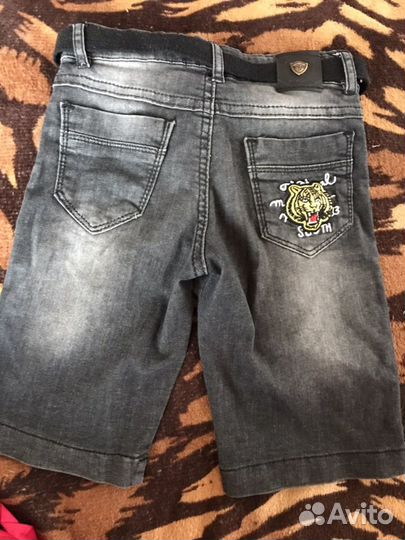 Шорты джинс на мальчик 4-6 лет