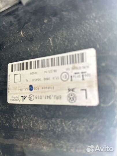 Фара передняя левая volkswagen polo 5