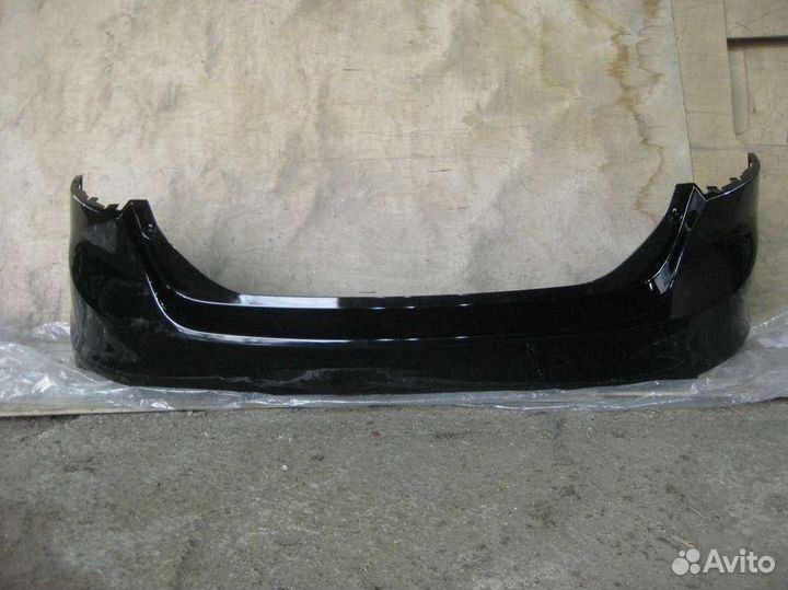 Бампер форд фокус 3 задний черный