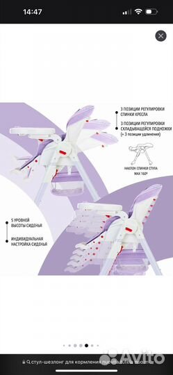 Стульчик для кормления nuovita