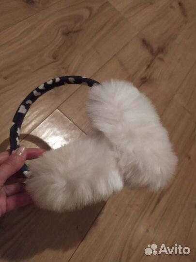 Меховые наушники для девочки подростка