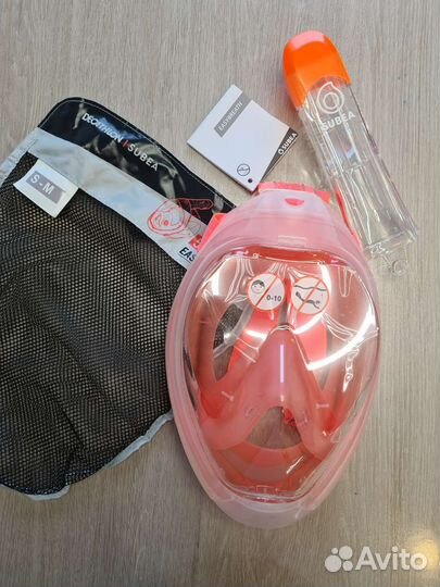 Новая маска декатлон для снорклинга
