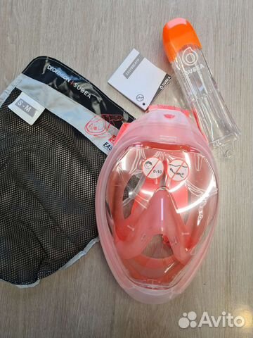 Новая маска декатлон для снорклинга