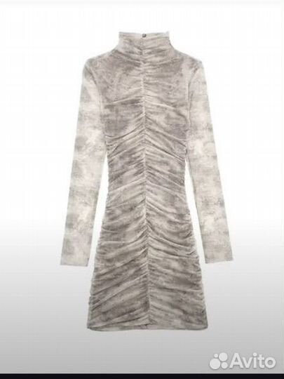 Платье в стиле zara сетчатое