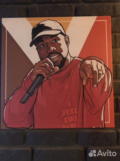 Картина постер на холсте, 8 штук